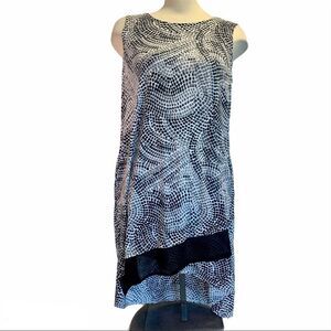 𝅺PETER Nygard sleeveless asymmetrical dress Sz M
